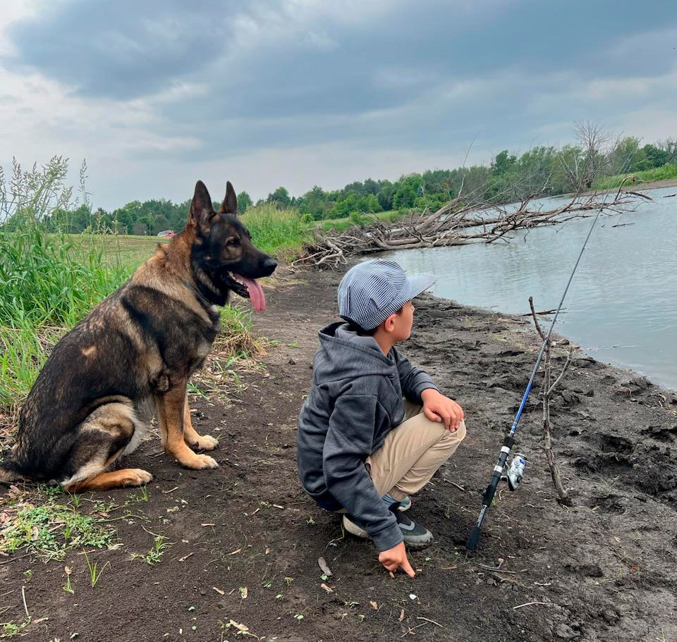 boydogfishing boy and dog fishing family protection dog https://testultk9.wordifysites.com