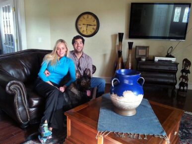 estate protection dog training owners with vase https://testultk9.wordifysites.com