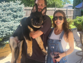 puppywithcouple family protection puppy with couple